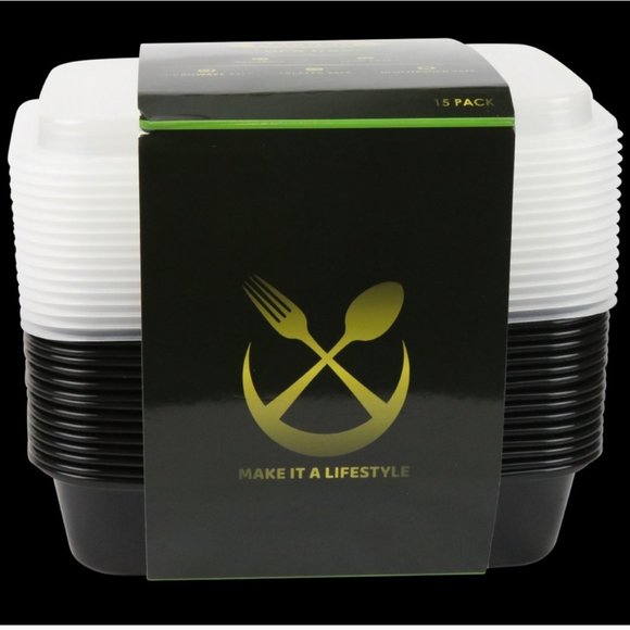 COPY - (15pack)  STACK&PACKED MEAL PREPPING CONTA… - Picture 2 of 8